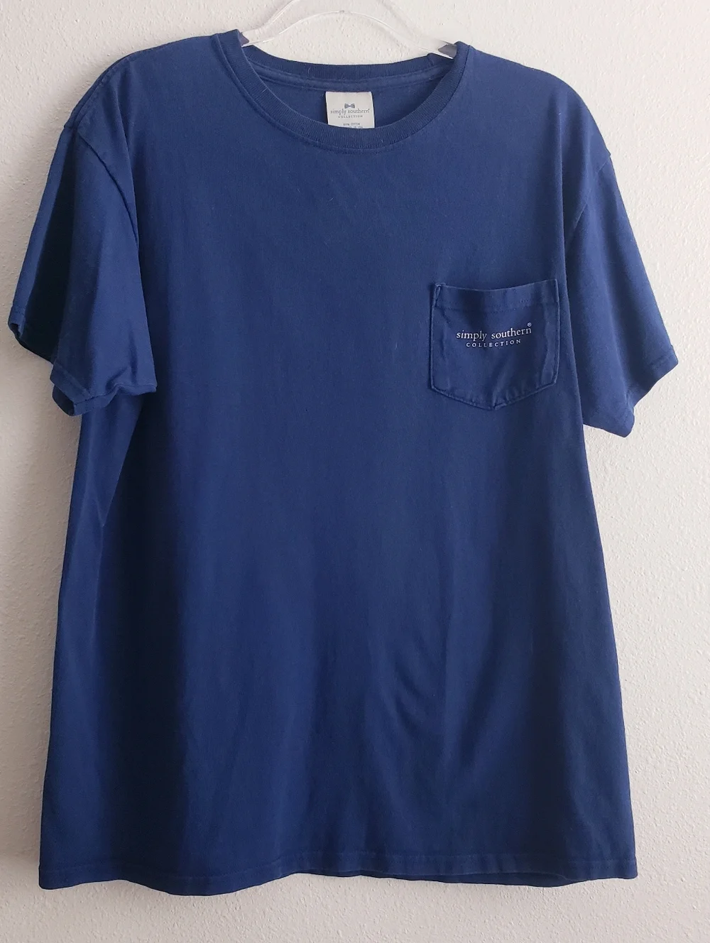Simply Southern Land Of The Free Flamingo Short Sleeve Top - Picture 3 of 4